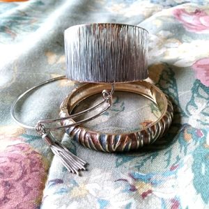 Silver and Gold Bracelet Bundle.